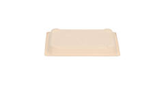 196727 - Tray Sushi bagasse 184 x 128 x 22 mm small bruin