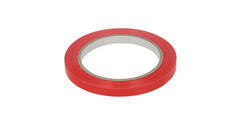 Tape PVC 9 mm x 66 mtr rood 37 my