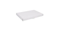 Brievenbusdoos 345 x 255 x 28 mm wit/bruin enkel golf - A4+ - 322 610 450