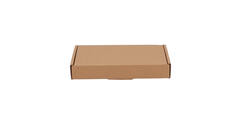 Brievenbusdoos 180 x 115 x 28 mm bruin/bruin enkel golf - A6 - 322 600 150