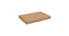 Brievenbusdoos 310 x 220 x 28 mm bruin/bruin enkel golf - A4 - 322 600 350