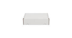 Postdoos 220 x 155 x 60 mm wit/bruin enkel golf fefco 0427 - 311 110 550