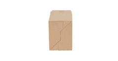 Autolockdzn. 30,5 x 21,5 x 13/22 cm bruin/bruin gerild - 07000360