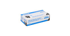 Handschoenen nitrile Soft medium disp. à 100 ongepoederd zwart - 1302