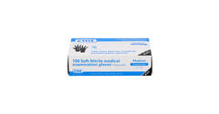 Handschoenen nitrile Soft medium disp. à 100 ongepoederd zwart - 1302