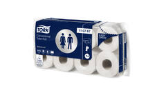 110767 - Toiletpapier recycled papier 9,4 cm x 3 mtr wit 2-laags traditioneel TORK