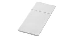 201364 - Napkin sleeve Bio Duniletto Slim 40 x 33 cm  white