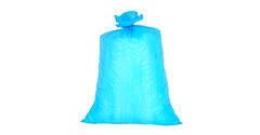 Afvalzak HDPE 70 x 110 cm blauw T40 op rol (á 25 st)