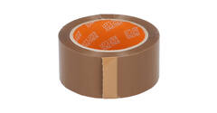 Tape PP 48 mm x 66 mtr bruin 32 my acryl low noise - Let's Stick