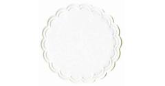 Druppelvangers 9 cm 6-lgs tissue wit