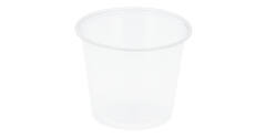 Bak PP rond Ø 70,3 transparant 125 ml 20x50