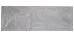 Zak HDPE 18/4 x 35 cm transparant zijvouw