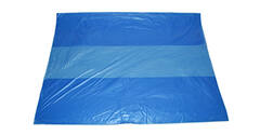 Kratzak HDPE 60/20 x 80 cm blauw 10 my
