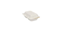 Menubox suikerriet 23 x 15 x 7,5 cm middel 2-vaks