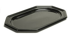Cateringschaal 46 x 30 zwart 8-h.