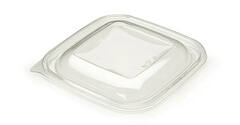 Deksel bowl 19 x 19 cm transparant square 54032n