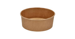 Bak bruin kraft rond ø 184 mm 1300 ml Saladebowl