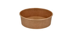 Bak bruin kraft rond ø 204 mm 1500 ml Saladebowl