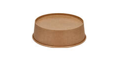 Bak bruin kraft rond ø 204 mm 1500 ml Saladebowl