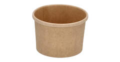 Bak rond 90mm bruinkraft 240ml 8oz - 1000st/ds