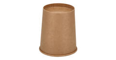 Bak bruin kraft rond ø 118 mm 32oz 1000ml tbv soep