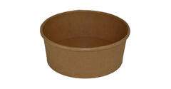 Bak rond 150mm bruinkraft 750ml biodegradable