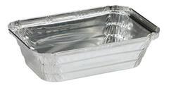 Aluminium bak 205 x 138 x 50 mm 860 ml ba 911 ris 20911