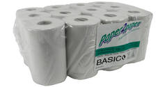Poetsdoekrol mini basic 20 cm x 120 mtr wit g-label