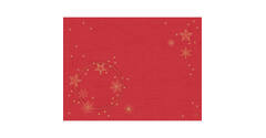 200858 - Placemat 30x40 dunicel Star Shine Red, 5x100