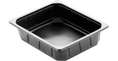 161152 - Pp tray 1/2 gn 325x265x60 zwart