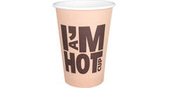 Beker karton 180cc I'm a hot cup