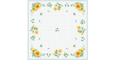 202456 - Napperon dunicel 84 x 84 cm Sunflower Day