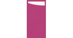 171461 - Sacchetto 23 x 11,5 Fuchsia White servet 1/12 vouw