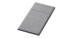 224220 - Servet 33 x 33 cm 3-laags 1/8 vouw graniet grijs
