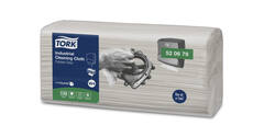 Gevouwen reigingsdoek non woven 41,5 x 35,5 cm grijs 1-laags industrieel