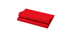 200898 - Servet dunisoft 40x40cm rood 1/4 vouw