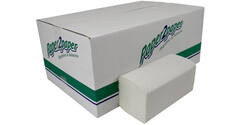 Handdoek profi Z-vouw 25 x 23 cm wit 2-lgs "Paper2Paper"
