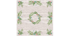 204447 - Napperon dunicel 84 x 84 cm Winter Greenery