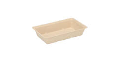 Snackbak Suikerriet 190 x 120 x 35 mm beige A14