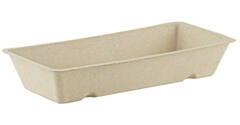 Snackbak Suikerriet 201 x 95 x 34 mm beige A18
