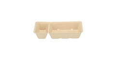 Snackbak Suikerriet 204 x 121 x 35 mm beige A20 (A14+1)