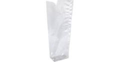 pp kruisbodemzak 100x220mm blanco