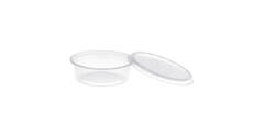 Bak PP + deksel rond ø 50 ml 72x24+76x7mm
