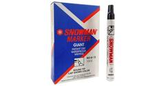 Viltstift zwart snowman giant marker NG12