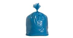 Afvalzak LDPE 70 x 110 cm blauw T50 op rol (á 20 st)