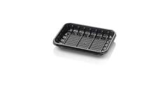 Schaal PET 183 x 135 x 35 mm zwart KS 70M rechthoekig